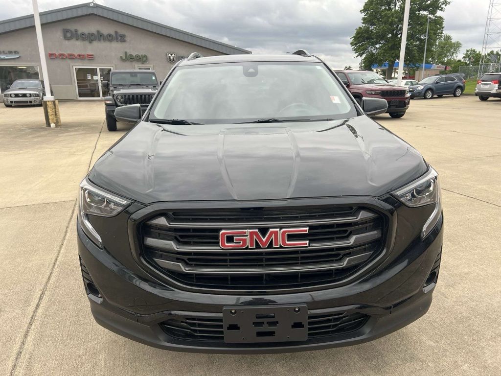 Used 2021 GMC Terrain SLT with VIN 3GKALVEVXML394598 for sale in Paris, IL