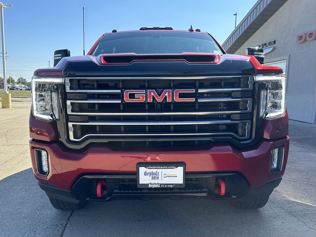 Certified 2022 GMC Sierra 2500HD AT4 with VIN 1GT49PE78NF154188 for sale in Paris, IL