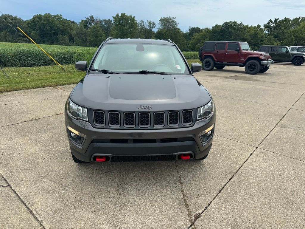 Used 2018 Jeep Compass Trailhawk with VIN 3C4NJDDB1JT130279 for sale in Paris, IL