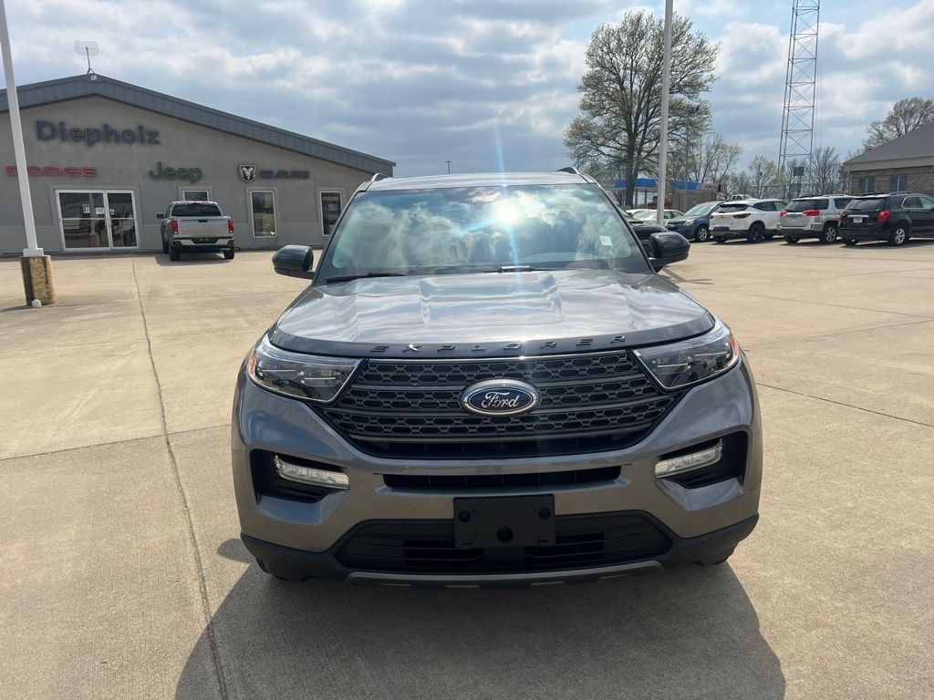 Used 2022 Ford Explorer XLT with VIN 1FMSK8DH9NGA14328 for sale in Paris, IL