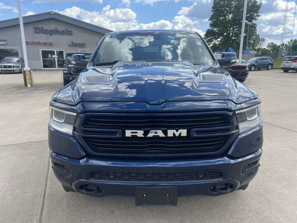 Used 2021 RAM Ram 1500 Pickup Laramie with VIN 1C6SRFJT2MN797300 for sale in Paris, IL