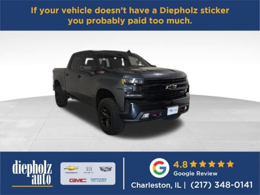 Certified 2020 Chevrolet Silverado 1500 LT Trail Boss Truck Crew Cab