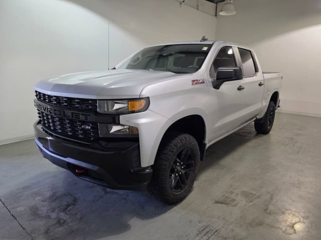 Certified 2021 Chevrolet Silverado 1500 Custom Trail Boss Truck Crew Cab