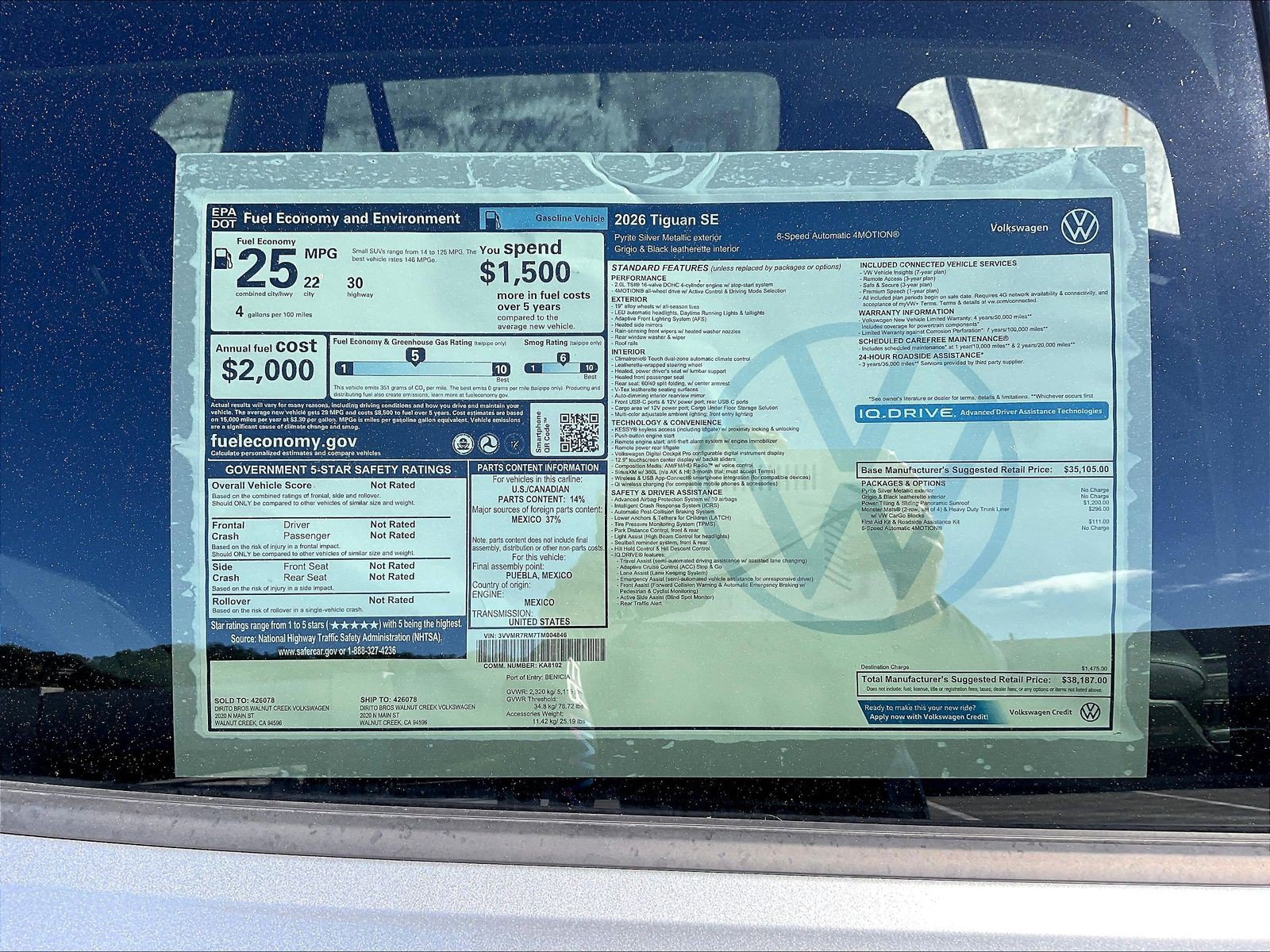 2026 Volkswagen Tiguan SE - Photo 12