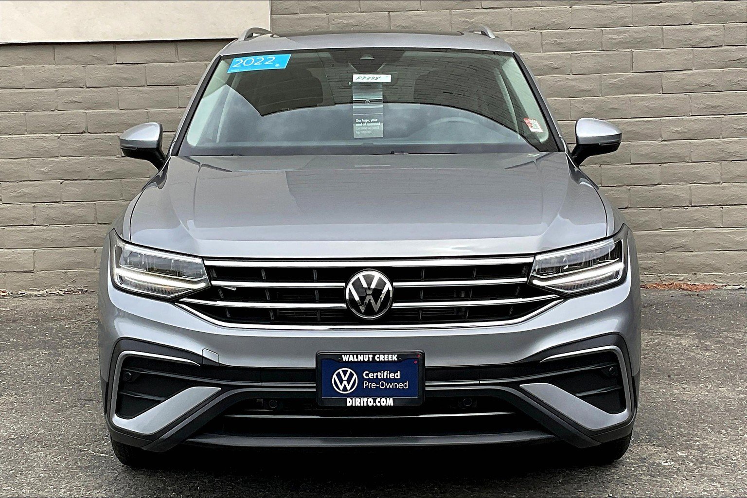 Certified 2022 Volkswagen Tiguan SE with VIN 3VV2B7AX8NM126894 for sale in Walnut Creek, CA