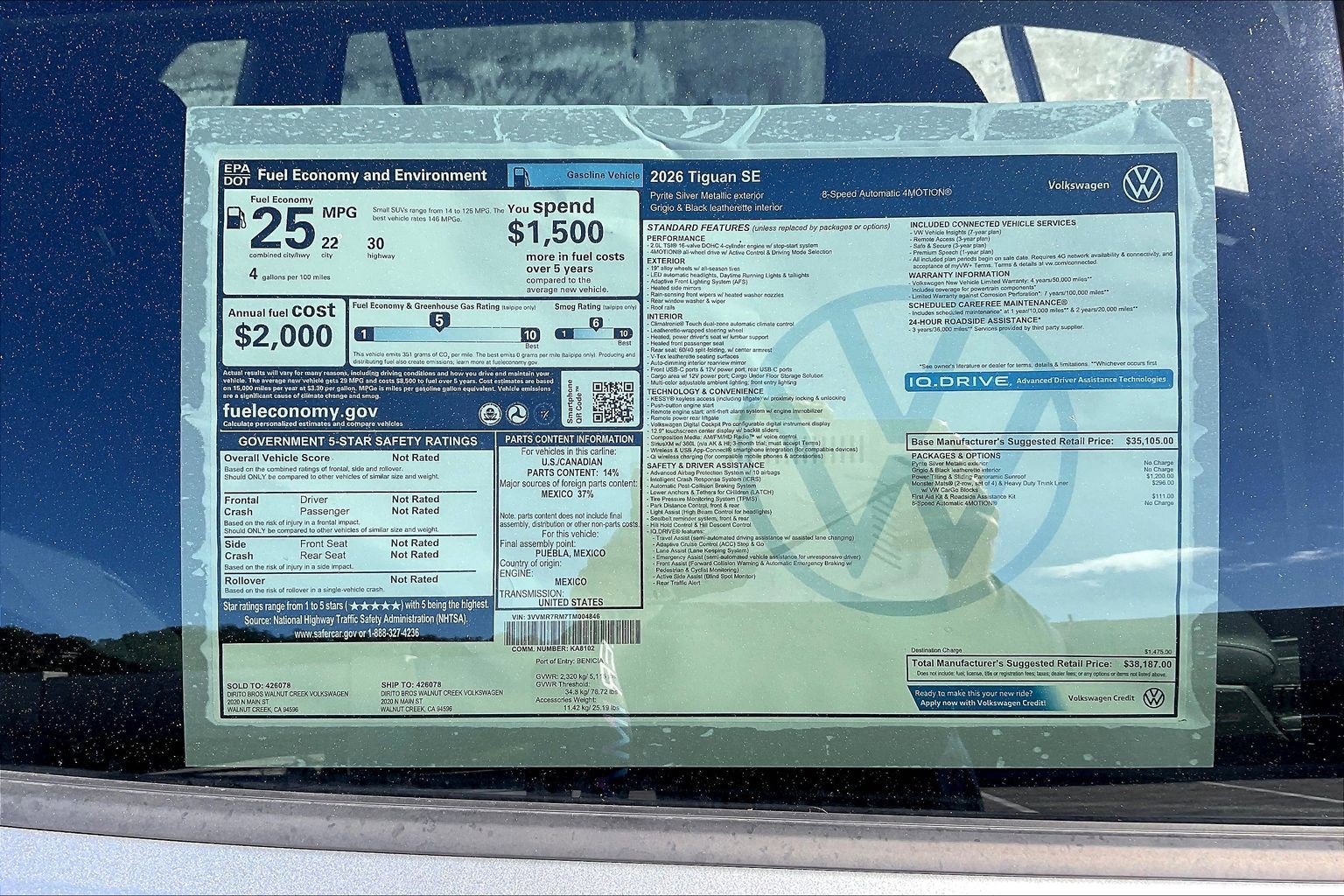 2026 Volkswagen Tiguan SE - Photo 12