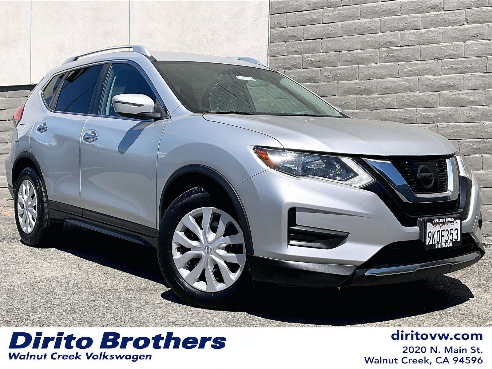 Used 2017 Nissan Rogue S with VIN JN8AT2MT5HW402203 for sale in Walnut Creek, CA