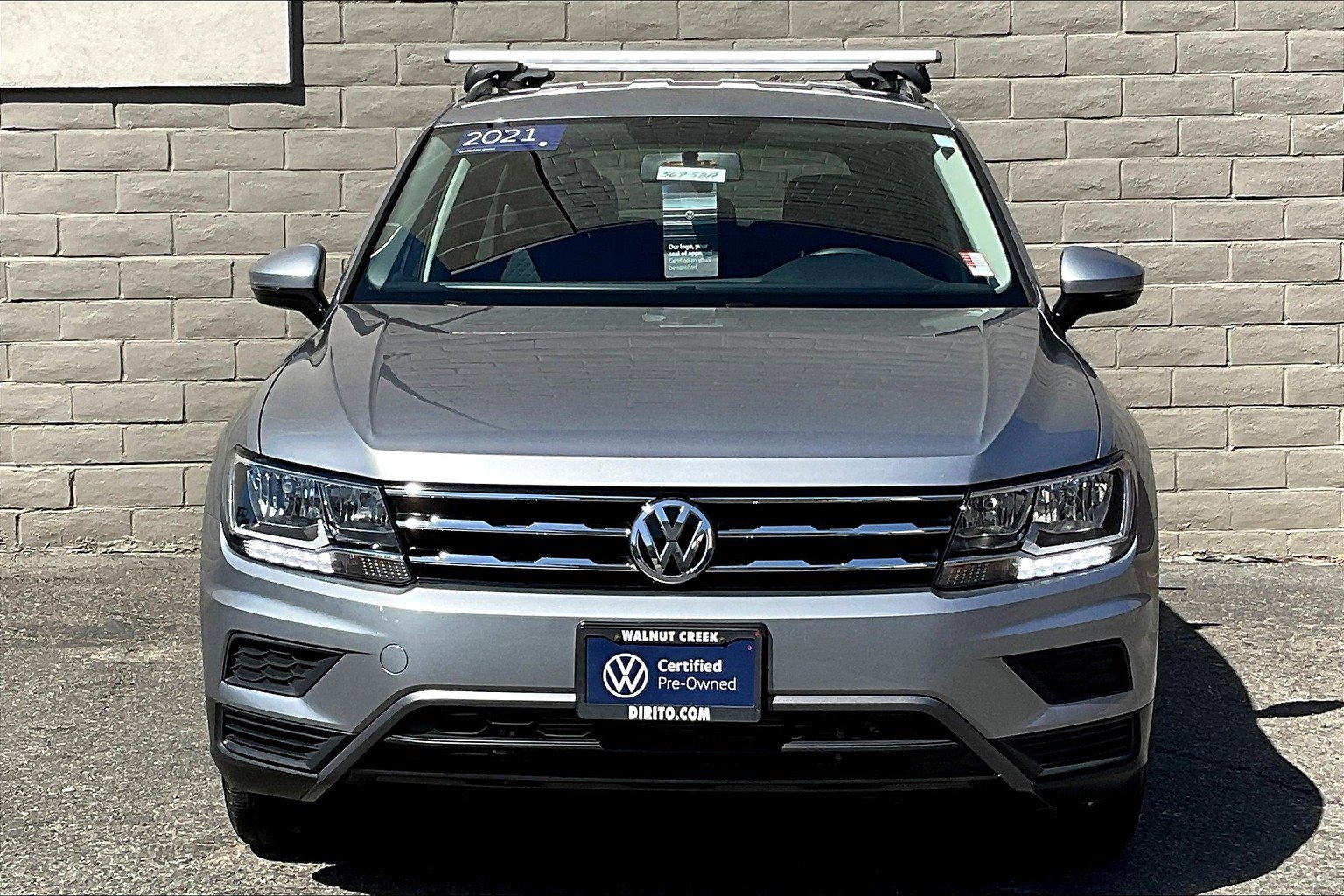 Certified 2021 Volkswagen Tiguan S with VIN 3VV1B7AX2MM149629 for sale in Walnut Creek, CA