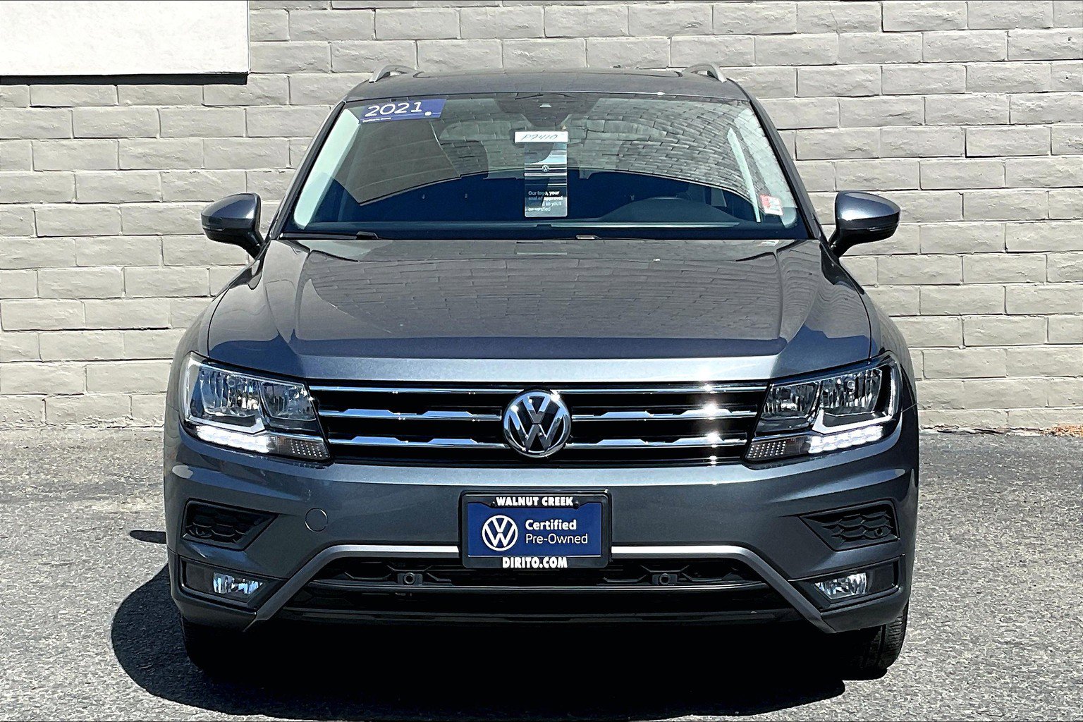 Certified 2021 Volkswagen Tiguan SEL with VIN 3VV3B7AX1MM072356 for sale in Walnut Creek, CA