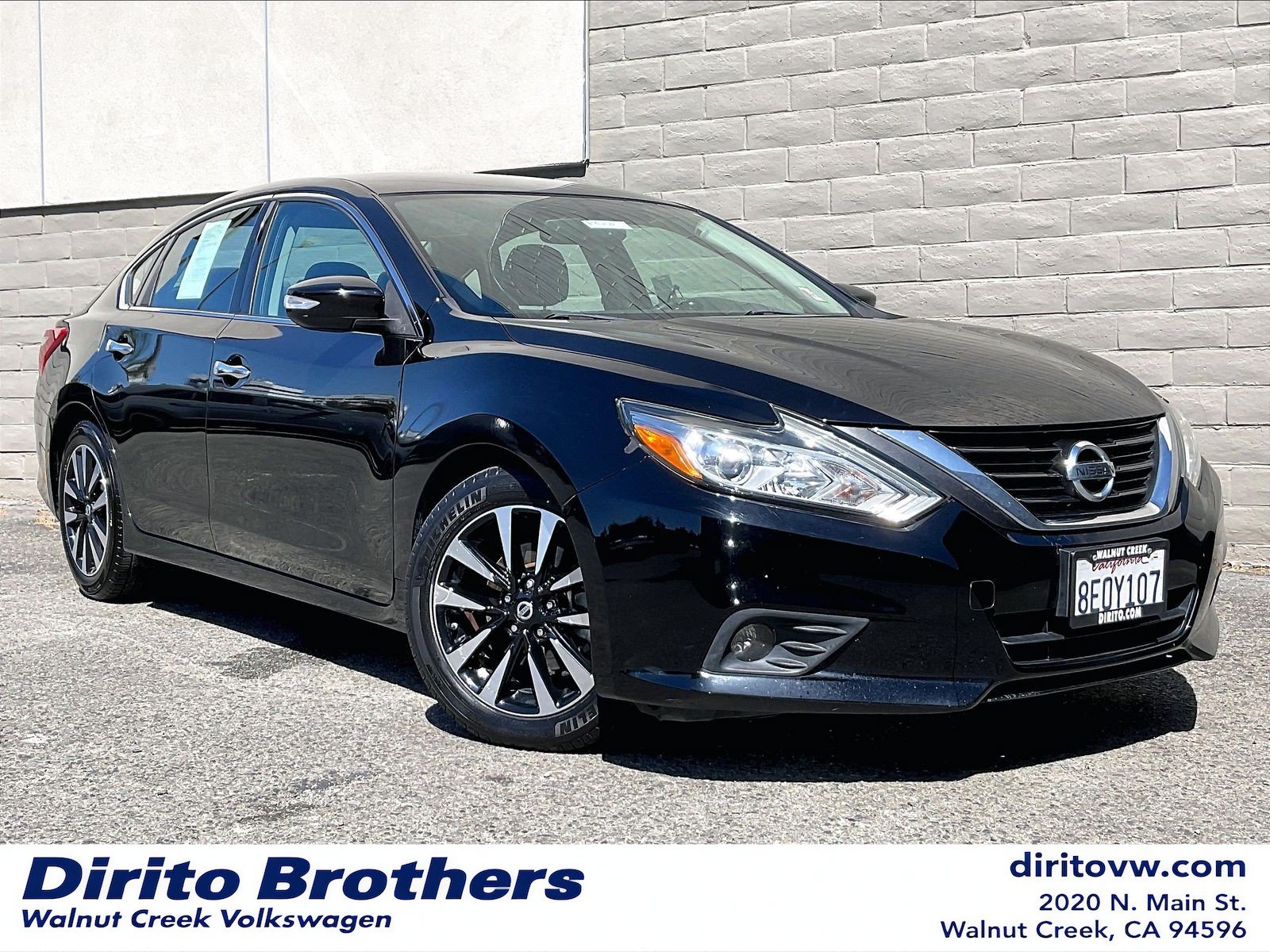 Used 2018 Nissan Altima SL with VIN 1N4AL3AP8JC275257 for sale in Walnut Creek, CA