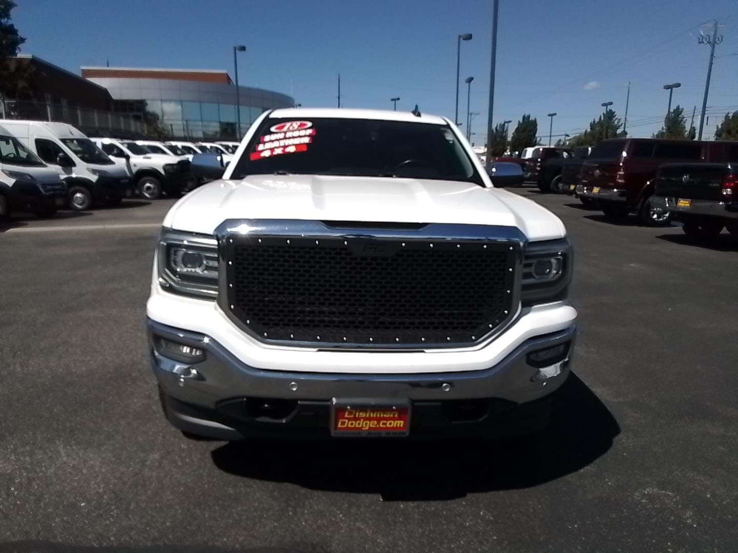 Used 2018 GMC Sierra 1500 SLT with VIN 3GTU2NEC0JG106361 for sale in Spokane, WA