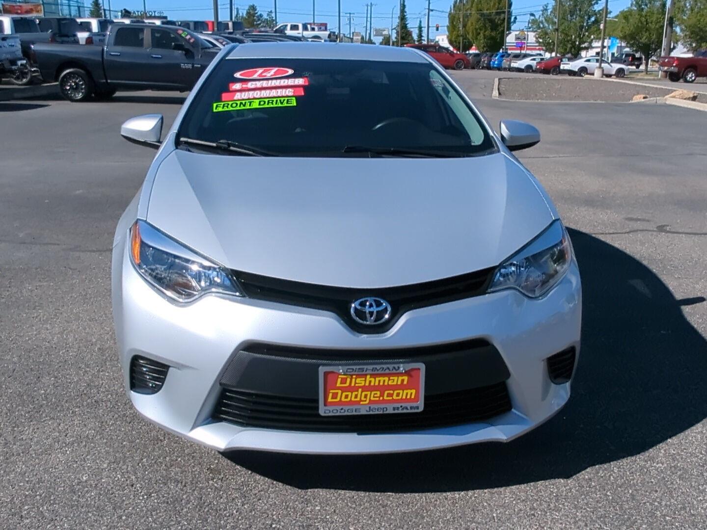 Used 2014 Toyota Corolla LE with VIN 2T1BURHE5EC064985 for sale in Spokane Valley, WA