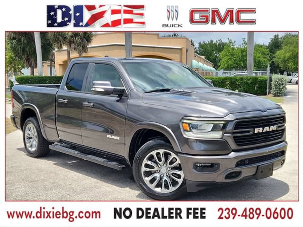 Used 2019 Ram 1500 Laramie Quad Cab 4x2 64 Box Truck