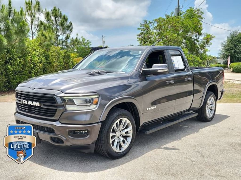 Used 2019 Ram 1500 Laramie Quad Cab 4x2 64 Box Truck