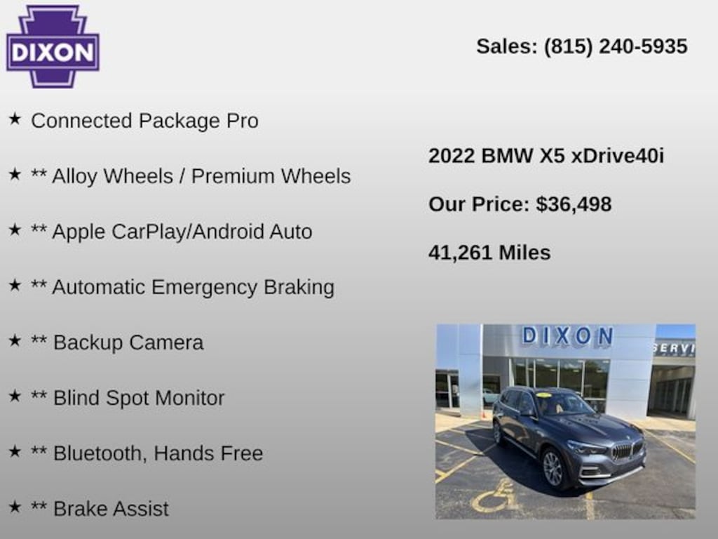 Used 2022 BMW X5 xDrive40i SUV