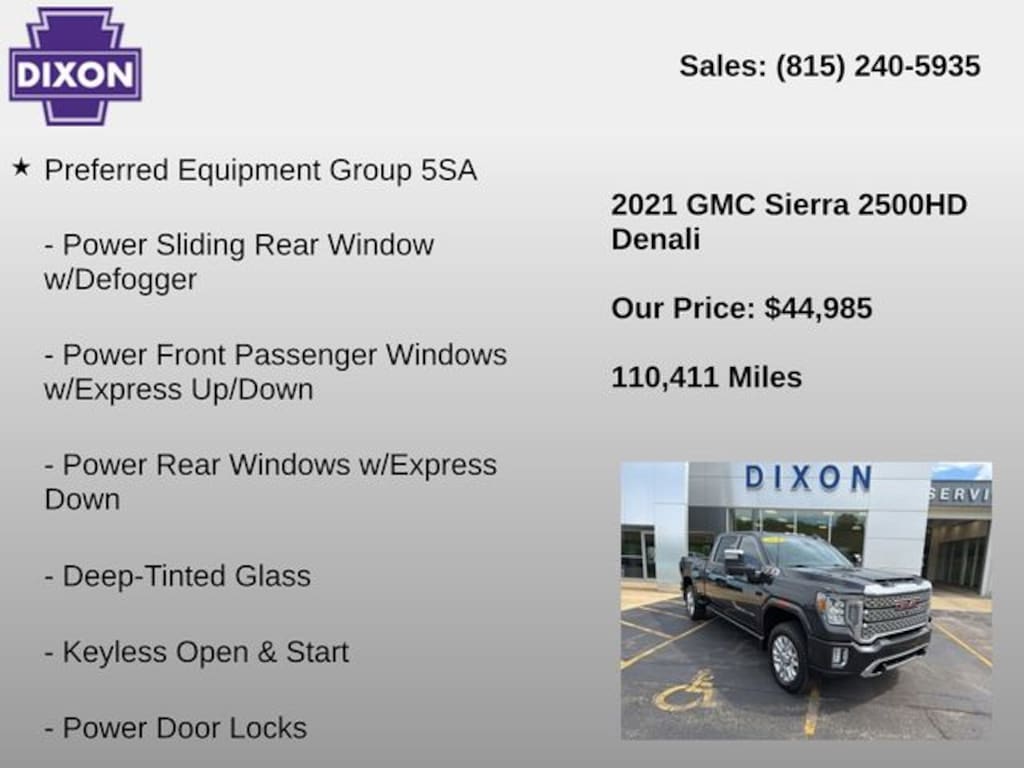 Used 2021 GMC Sierra 2500HD Denali Truck