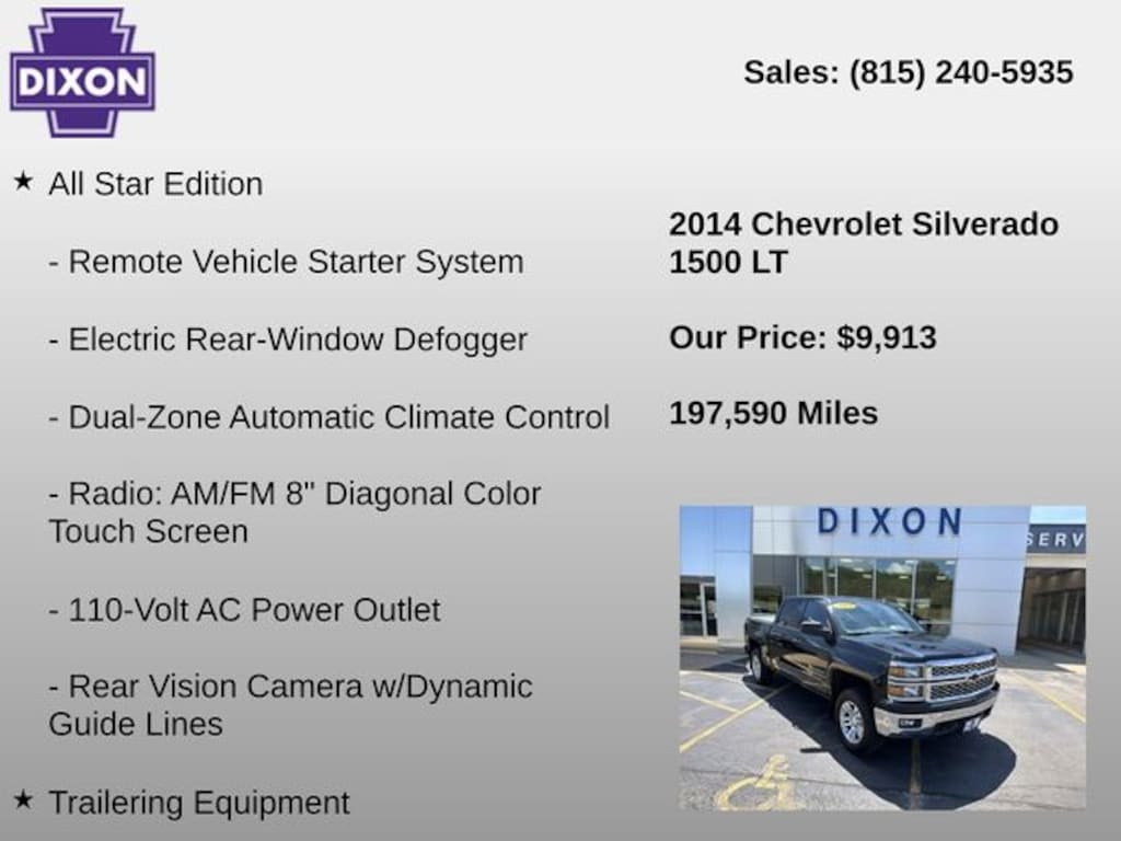 Used 2014 Chevrolet Silverado 1500 LT Truck