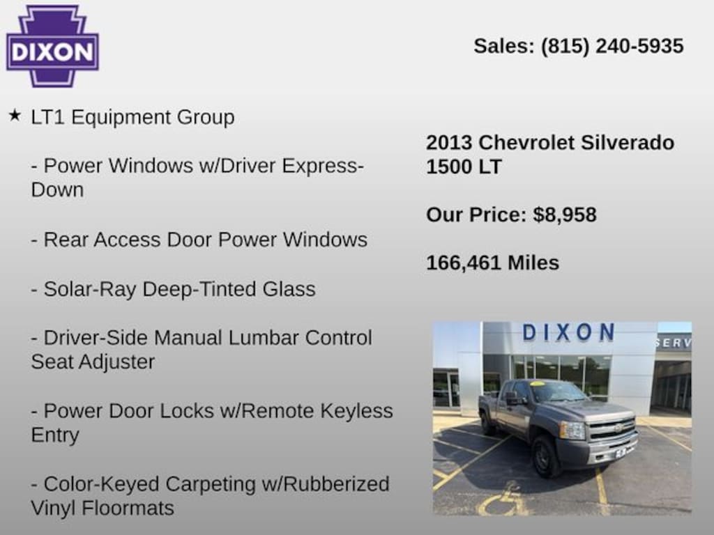 Used 2013 Chevrolet Silverado 1500 LT Truck