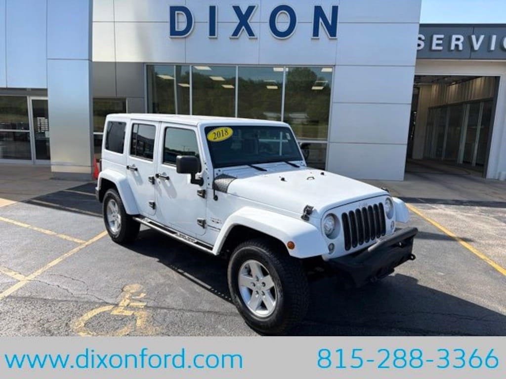 Used 2018 Jeep Wrangler JK Unlimited Sahara SUV