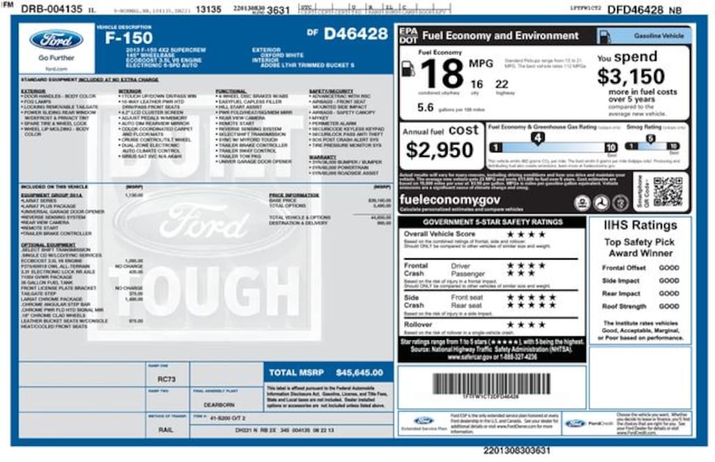 Used 2013 Ford F-150 Lariat Truck