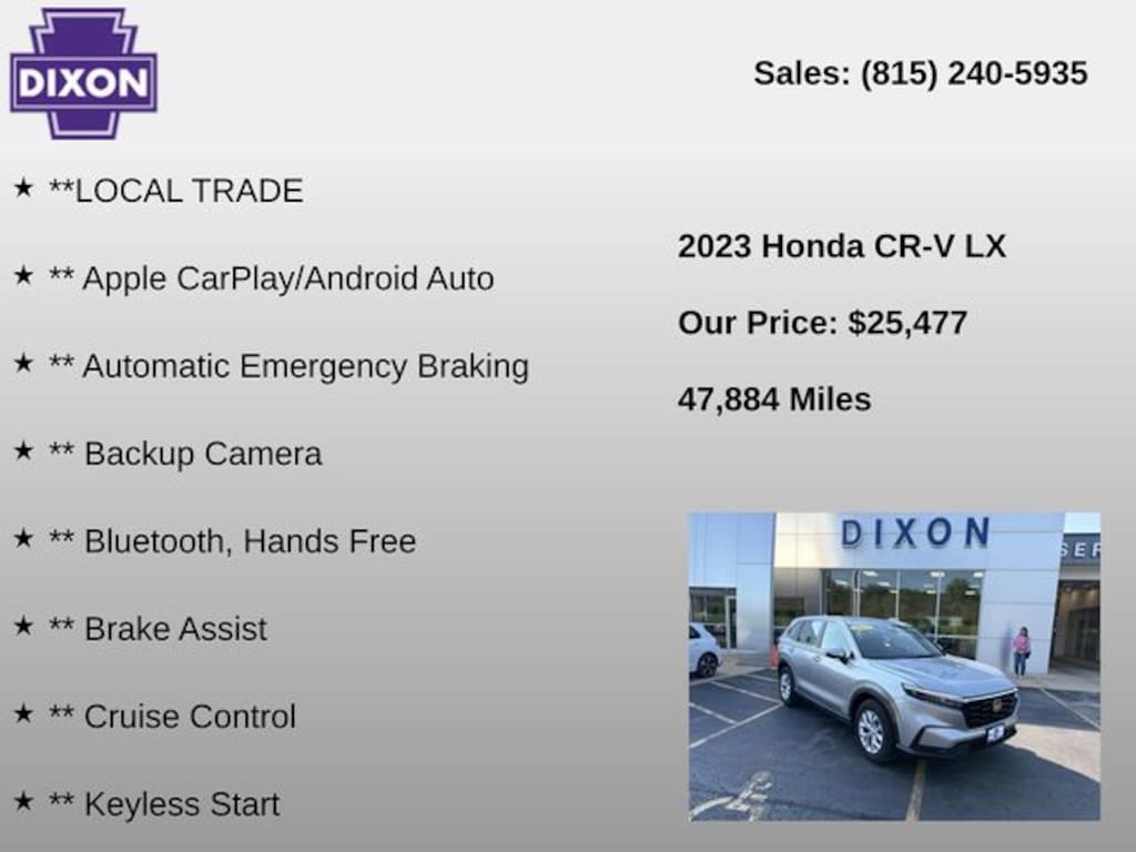 Used 2023 Honda CR-V LX SUV