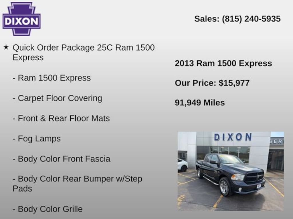 Used 2013 Ram 1500 Express Truck
