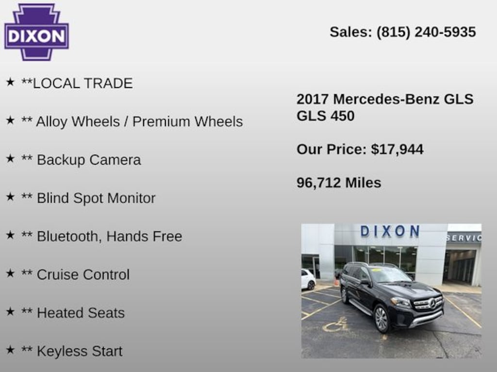 Used 2017 Mercedes-Benz GLS GLS 450 SUV