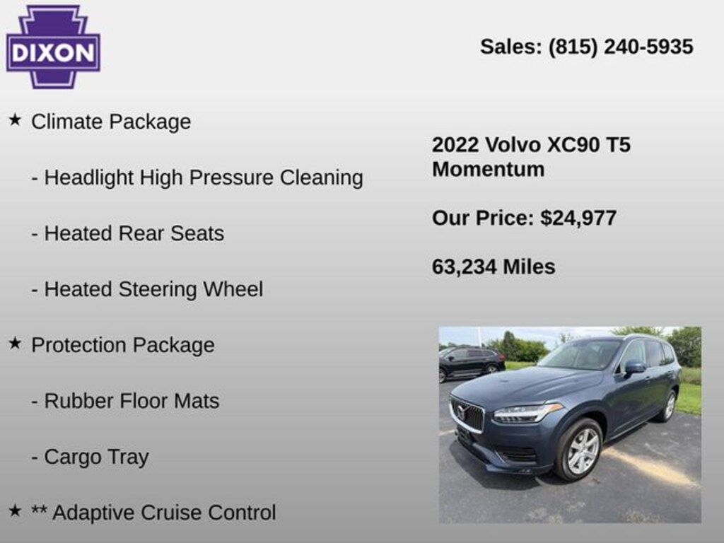 Used 2022 Volvo XC90 T5 Momentum SUV