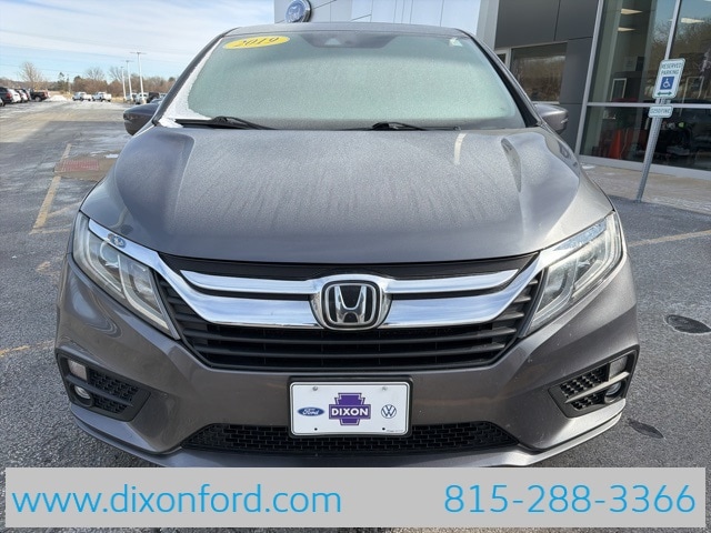 Used 2019 Honda Odyssey EX-L with VIN 5FNRL6H73KB012666 for sale in Dixon, IL
