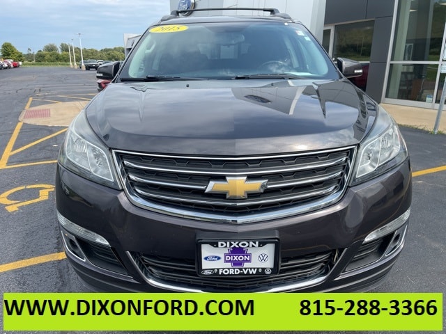 Used 2015 Chevrolet Traverse 1LT with VIN 1GNKRGKD9FJ264514 for sale in Dixon, IL