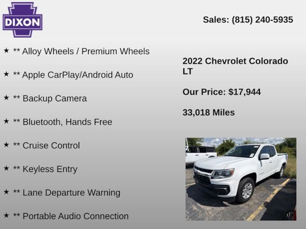 Used 2022 Chevrolet Colorado LT Truck