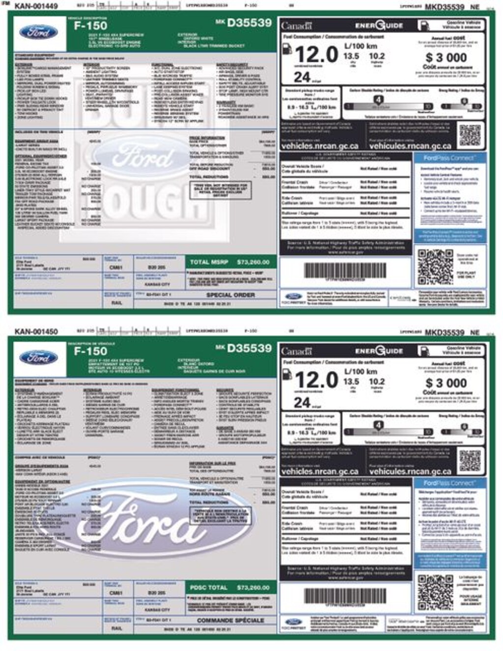 Used 2021 Ford F-150 Lariat Truck