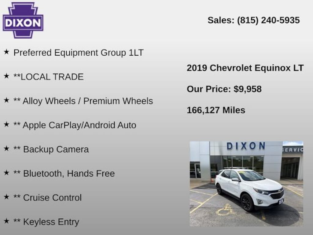 Used 2019 Chevrolet Equinox LT SUV