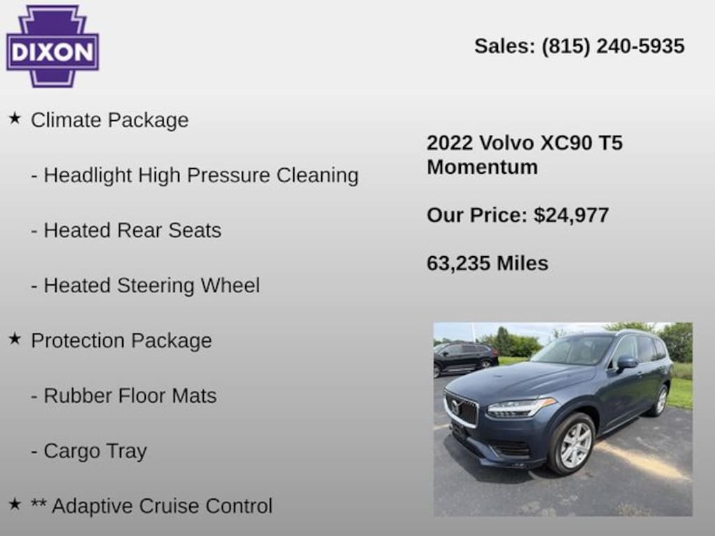 Used 2022 Volvo XC90 T5 Momentum SUV