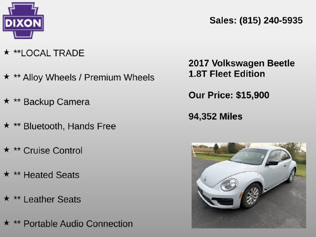 Used 2017 Volkswagen Beetle 1.8T S Hatchback
