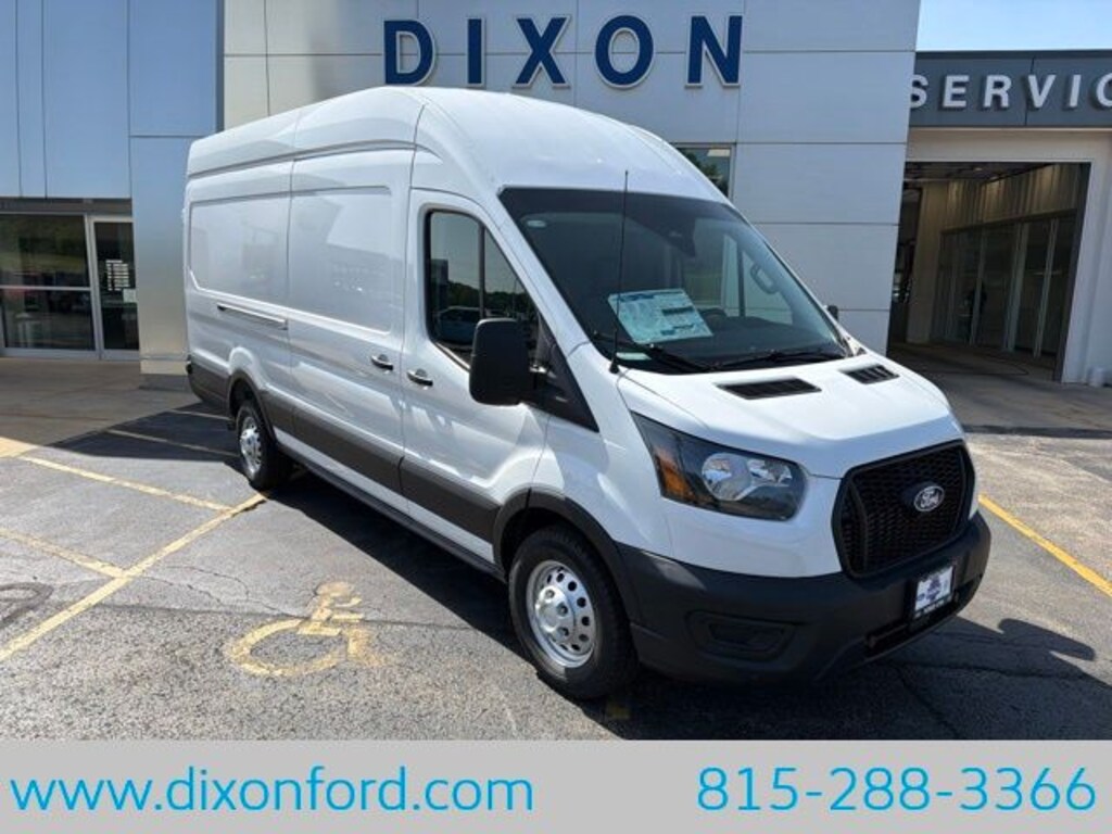 New 2026 Ford Transit-350 Cargo Base w/9,950 lb. GVWR Van High Roof Ext. Van