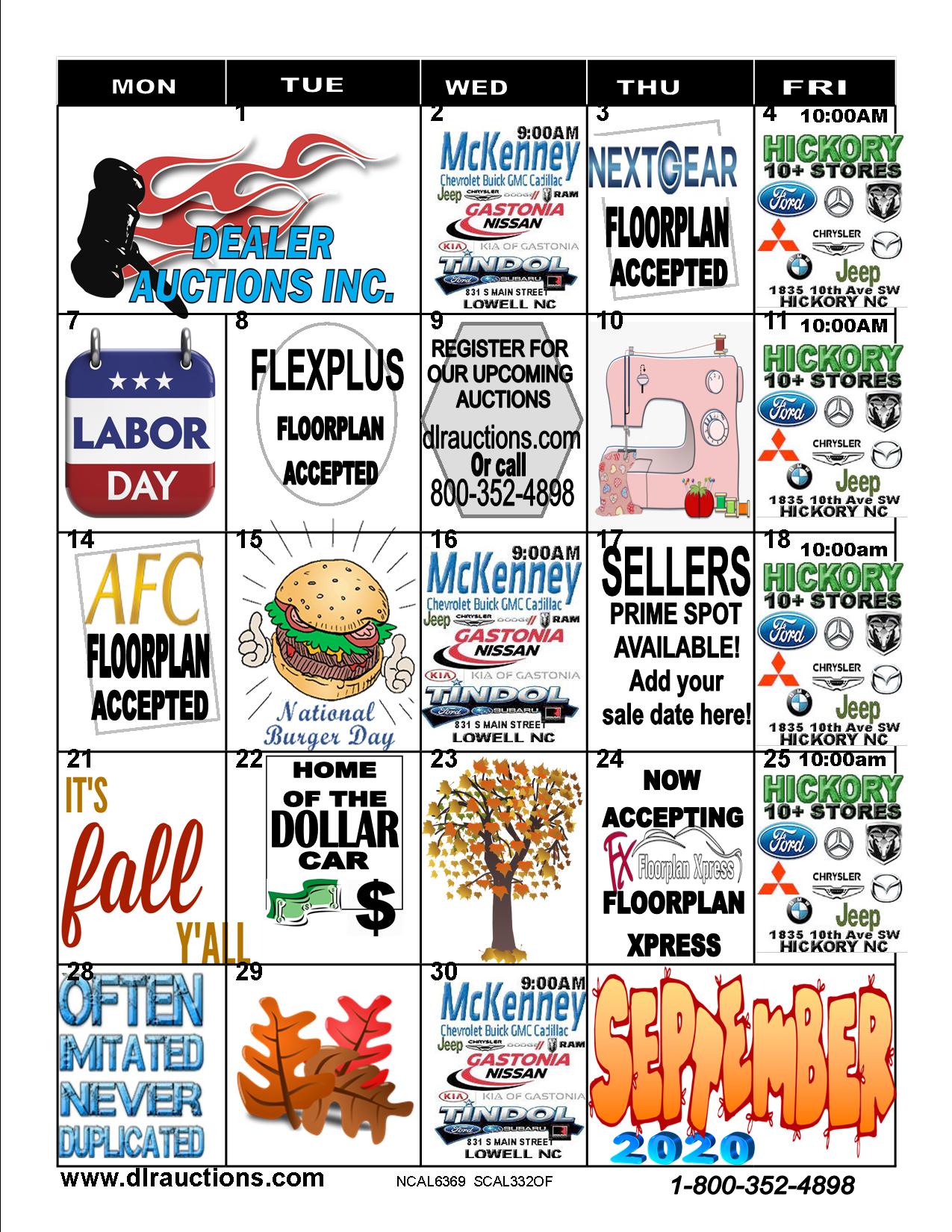 Auctions Dealer Auctions, Inc.