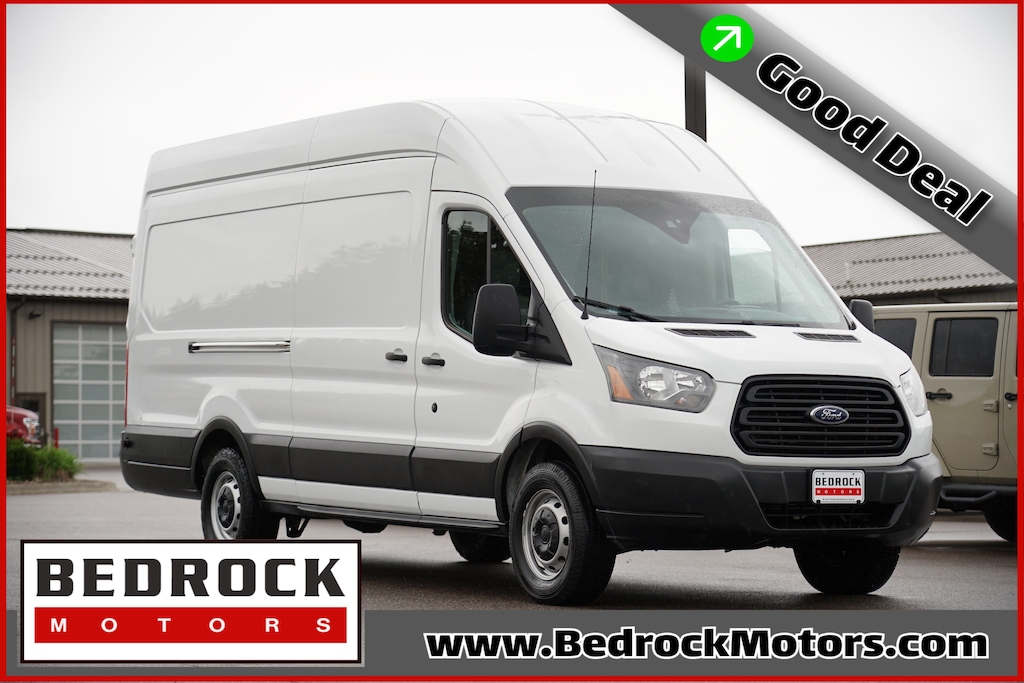 Used 2019 Ford Transit-350 Base w/Sliding Pass-Side Cargo Door Van High Roof Ext. Cargo Van