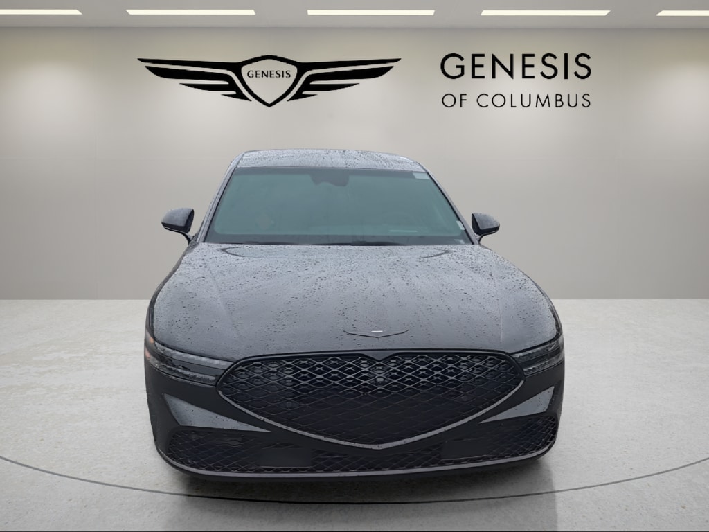 New 2026 Genesis G90 3.5T e-SC Prestige Black Sedan