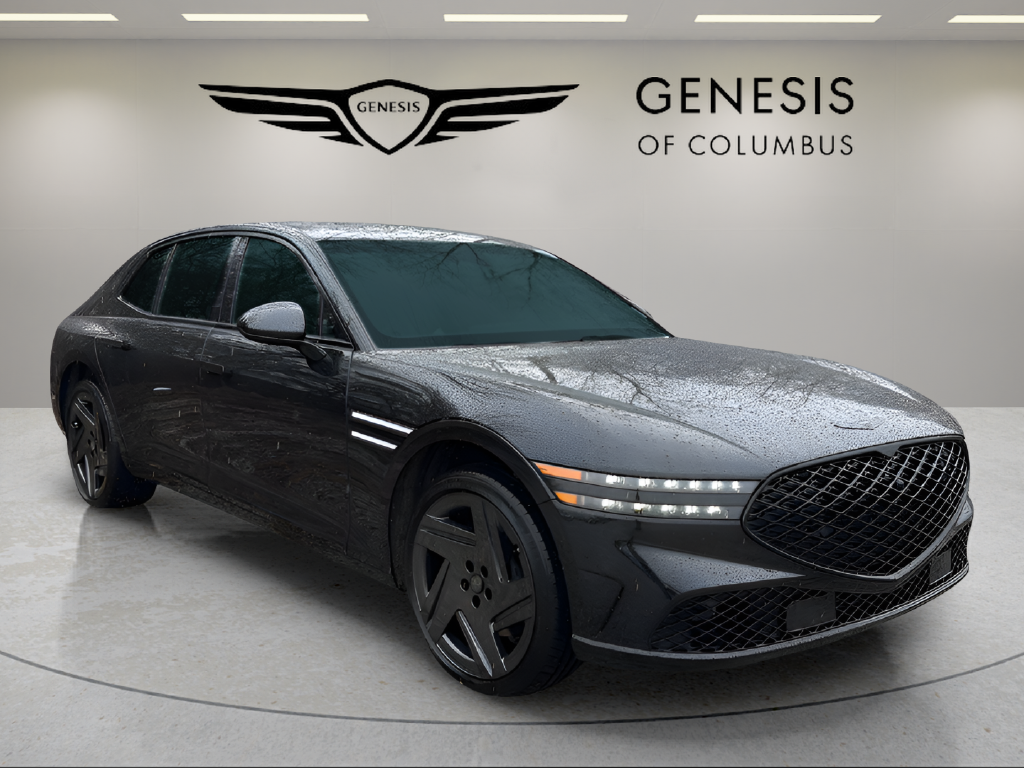 New 2026 Genesis G90 3.5T e-SC Prestige Black Sedan