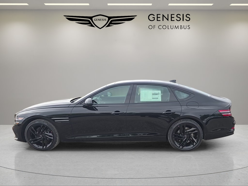 New 2026 Genesis G80 3.5T Prestige Black Sedan