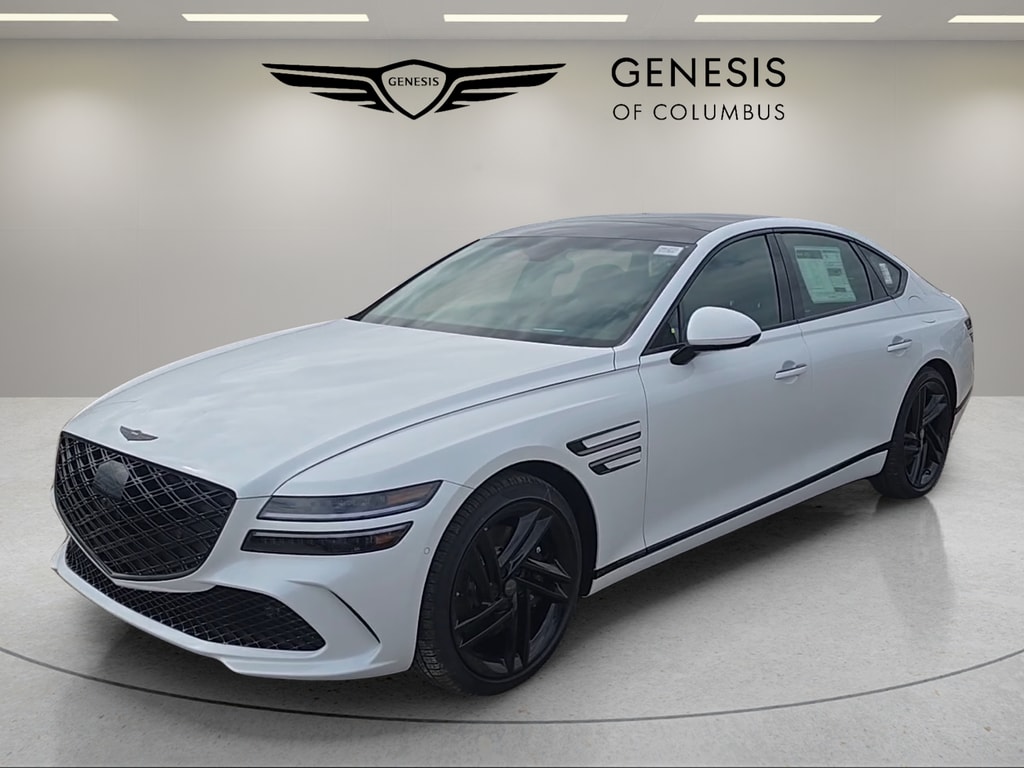 New 2026 Genesis G80 3.5T Prestige Black Sedan