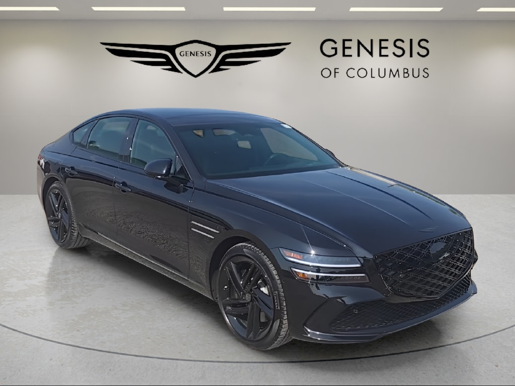 New 2027 Genesis G80 3.5T Prestige Black Sedan