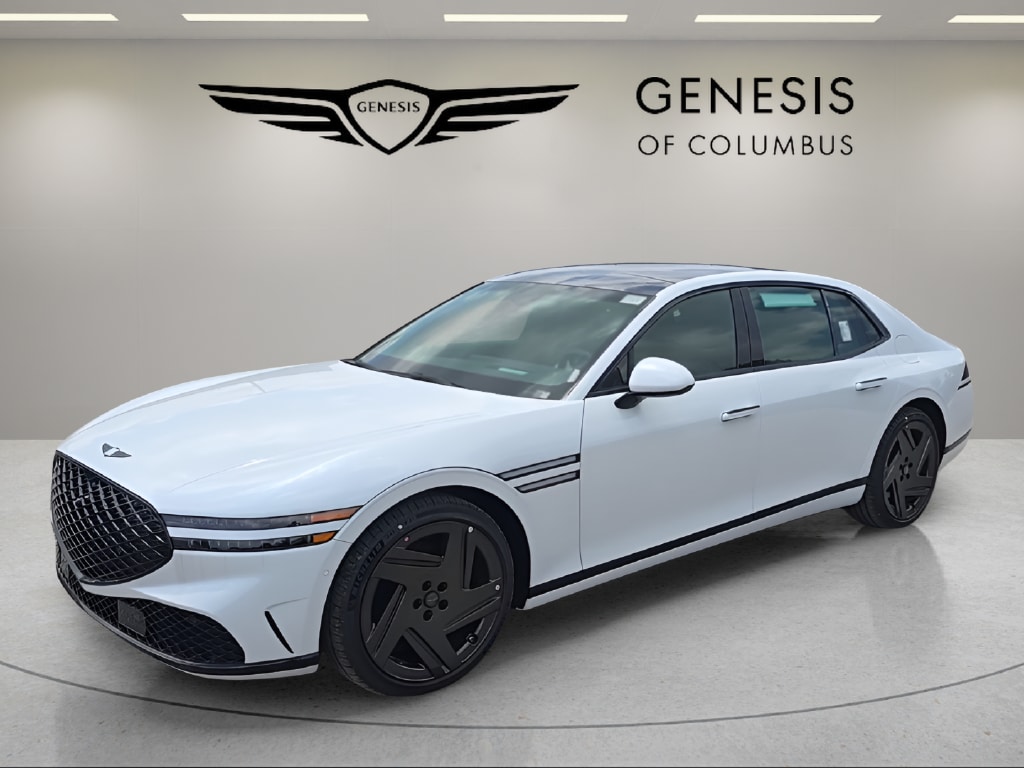 New 2026 Genesis G90 3.5T e-SC Prestige Black Sedan