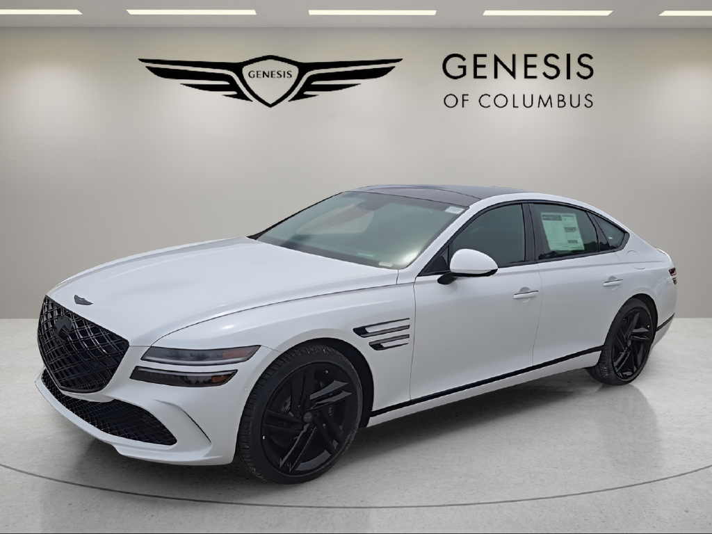 New 2026 Genesis G80 3.5T Prestige Black Sedan