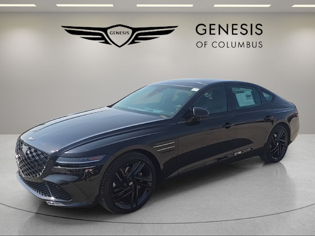New 2027 Genesis G80 3.5T Prestige Black Sedan