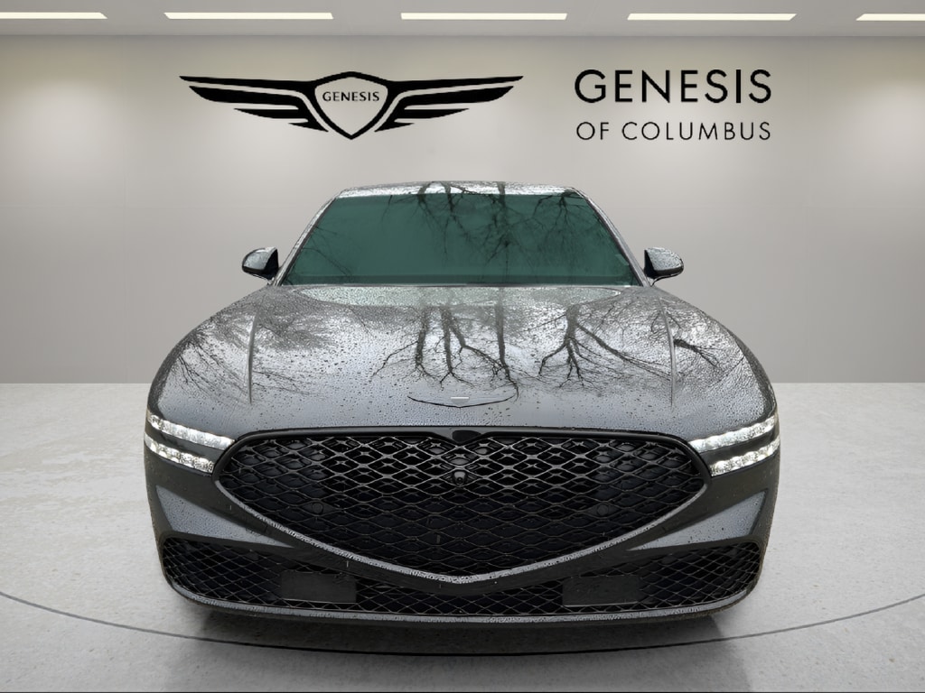 New 2026 Genesis G90 3.5T e-SC Prestige Black Sedan