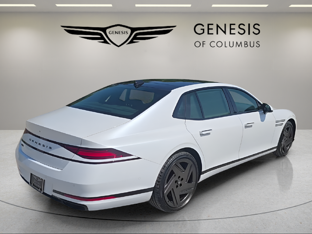 New 2026 Genesis G90 3.5T e-SC Prestige Black Sedan