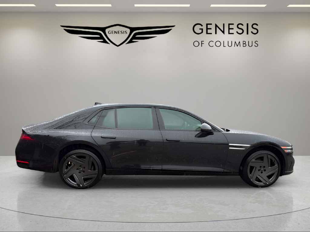 New 2026 Genesis G90 3.5T e-SC Prestige Black Sedan