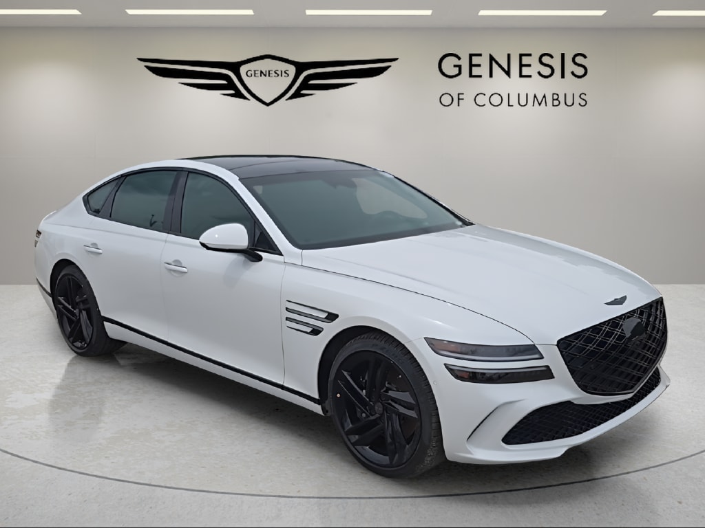 New 2026 Genesis G80 3.5T Prestige Black Sedan